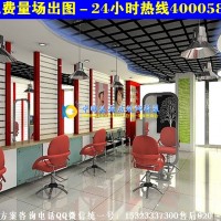 成都美发店装修图|小型理发店装修图发廊装修风格|韩国理发店装修图片实景美发店装修效果图大全