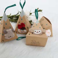 卡通动物系儿童半边绒硅胶防滑盒装地板毛巾袜子家居宝宝袜